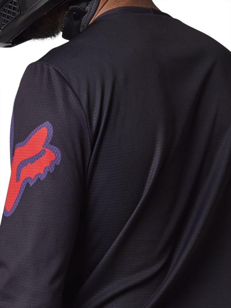 Fox Langärmliges Jersey Defend - Liquid-Life #Wähle Deine Farbe_Sangria