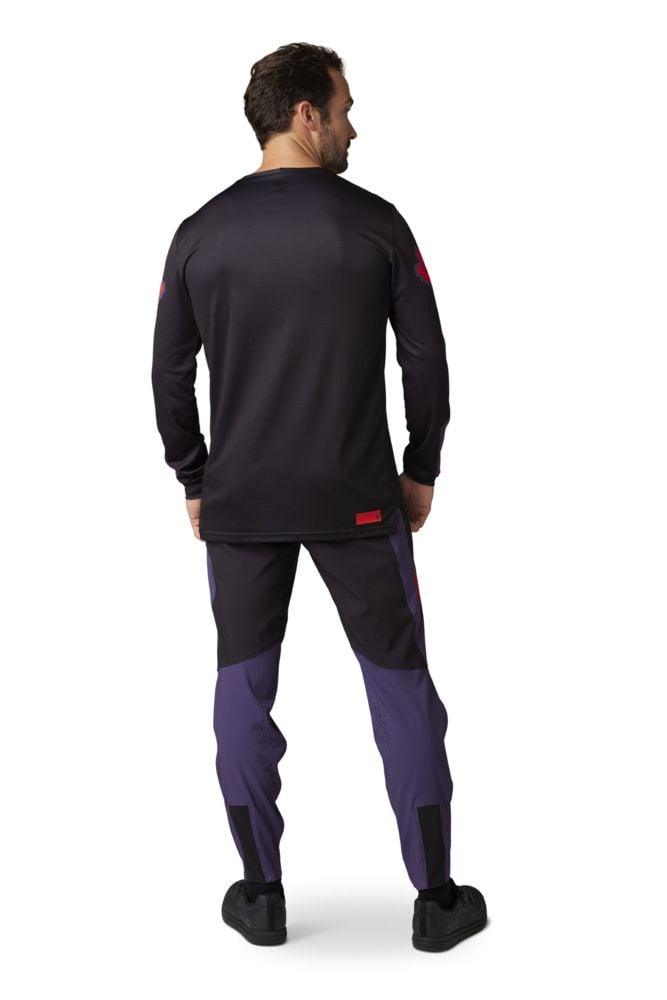 Fox Langärmliges Jersey Defend - Liquid-Life #Wähle Deine Farbe_Sangria