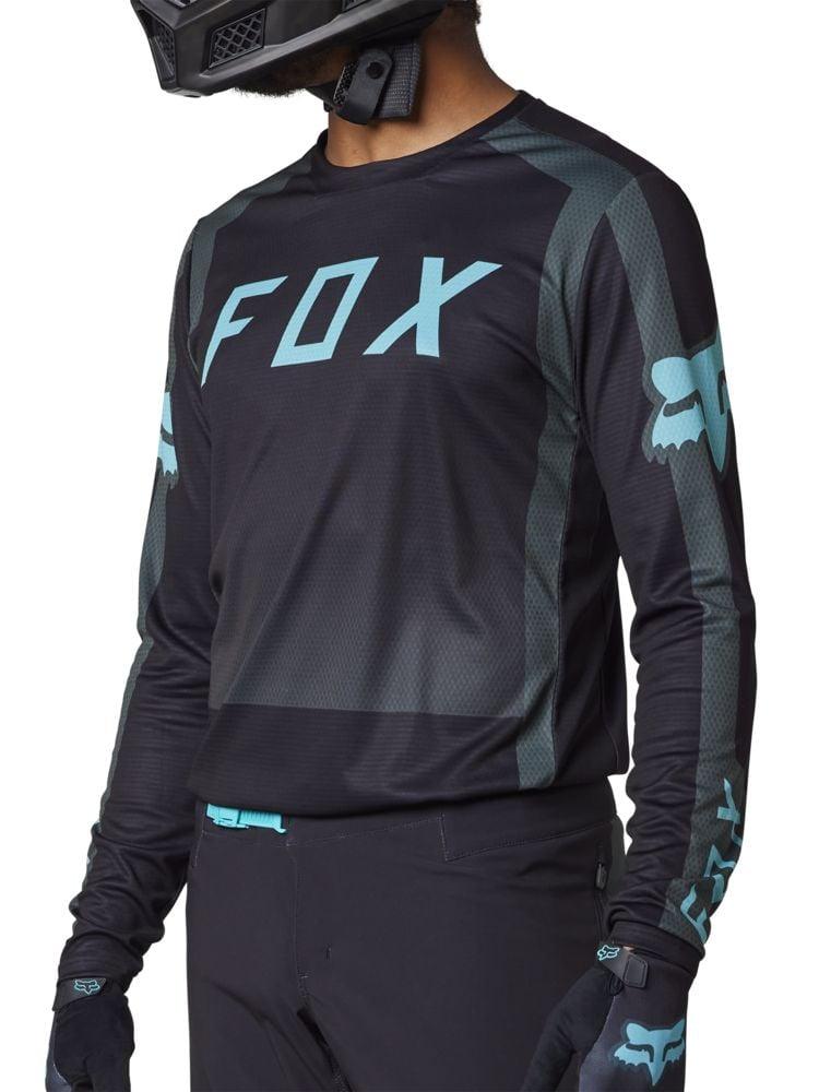 Fox Langärmliges Jersey Defend - Liquid-Life #Wähle Deine Farbe_Emerald