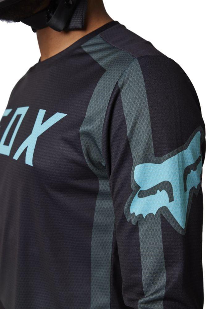 Fox Langärmliges Jersey Defend - Liquid-Life #Wähle Deine Farbe_Emerald