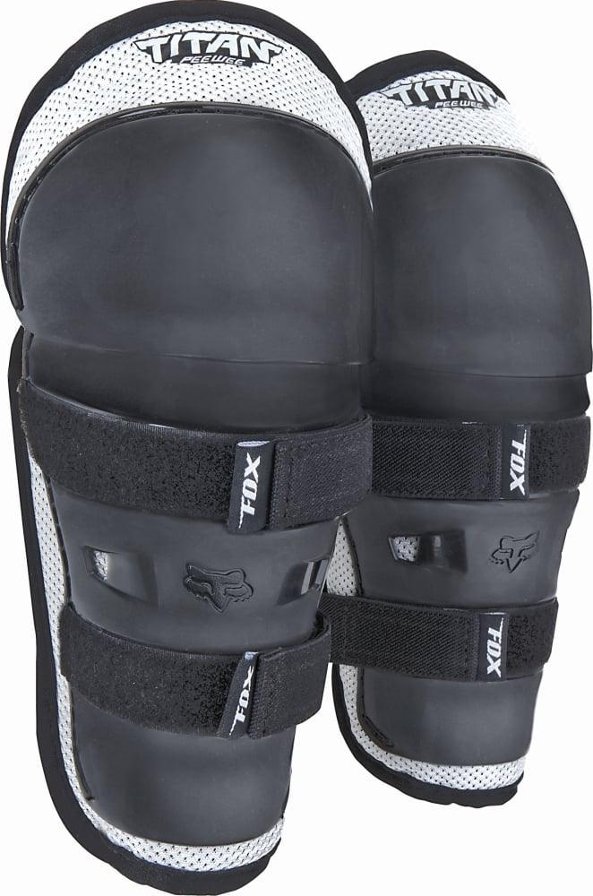 Fox PeeWee Titan Knee/Shin G - Liquid-Life #Wähle Deine Farbe_Black/Silver