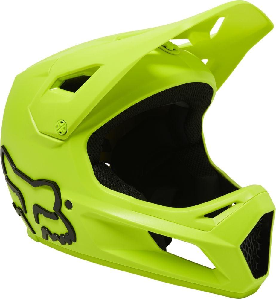 Fox Rampage Helmet Ce/Cpsc - Liquid-Life #Wähle Deine Farbe_Flo Yellow