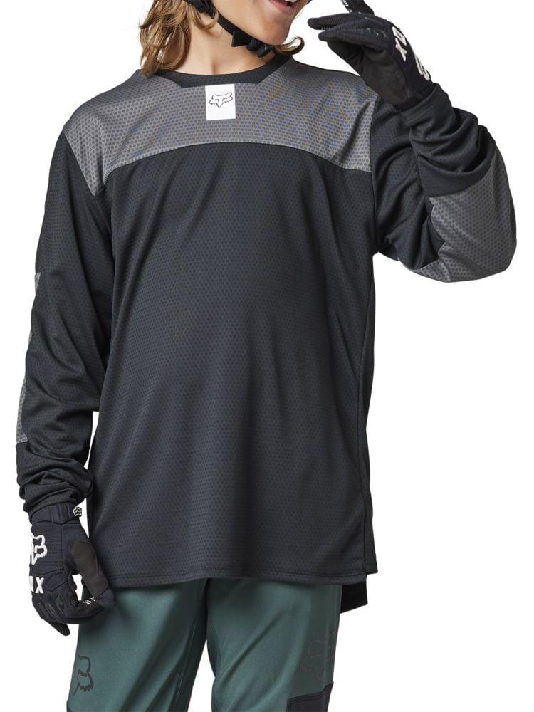 Fox Youth Defend LS Trikot - Liquid-Life #Wähle Deine Farbe_Black