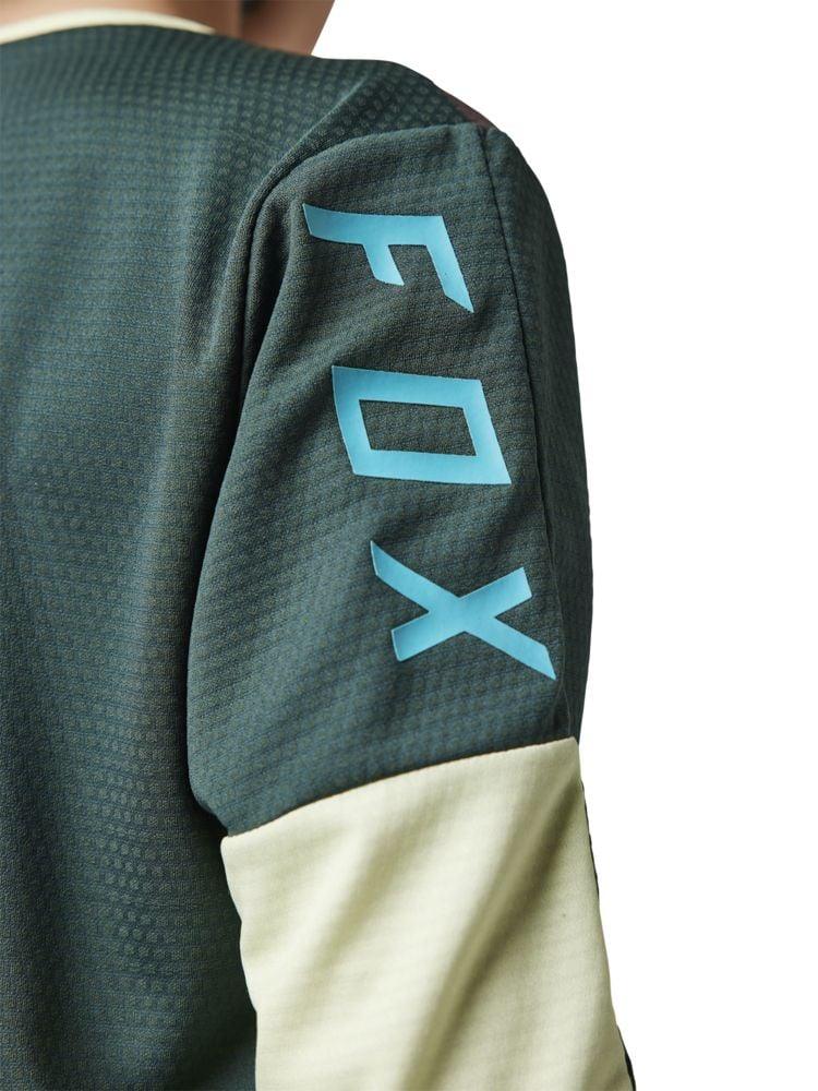 Fox Youth Defend LS Trikot - Liquid-Life #Wähle Deine Farbe_Emerald