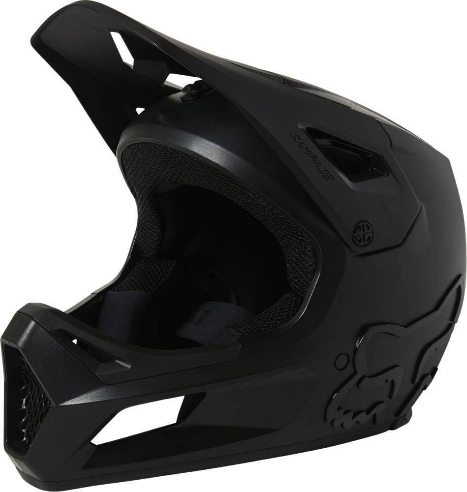 Fox Youth Rampage Helmet - Liquid-Life #Wähle Deine Farbe_Black/Black