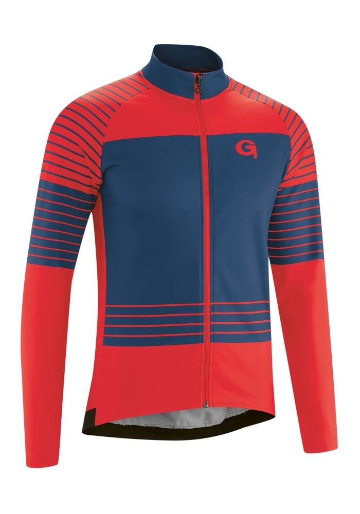 Gonso Alvor Radtrikot-1/1-FZ - Liquid-Life #Wähle Deine Farbe_high risk red
