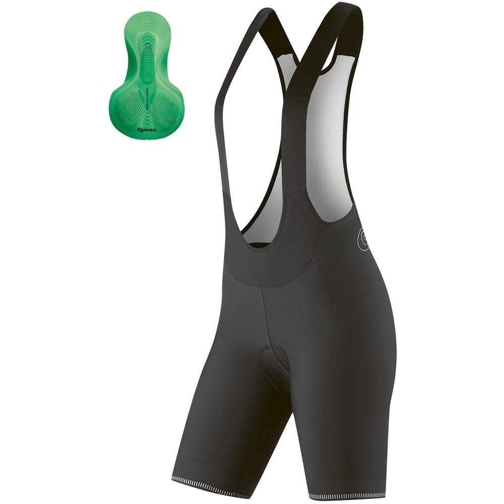 Gonso Damen-Radshort SITIVO BIB - Liquid-Life #Wähle Deine Farbe_black/bright green