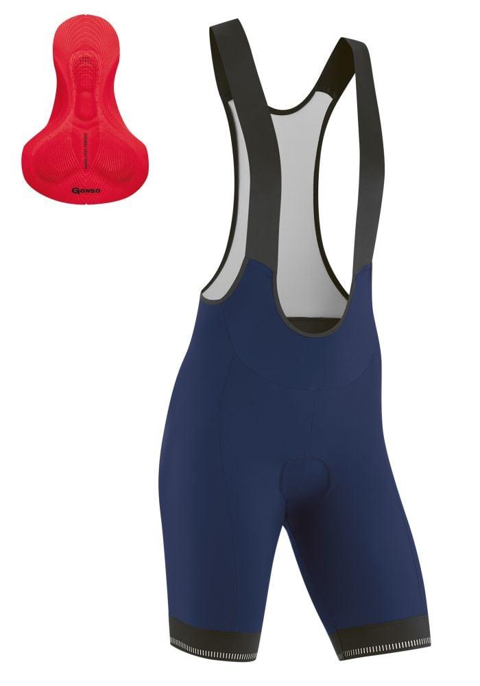 Gonso Damen-Radshort SITIVO BIB - Liquid-Life #Wähle Deine Farbe_etheral blu/fire