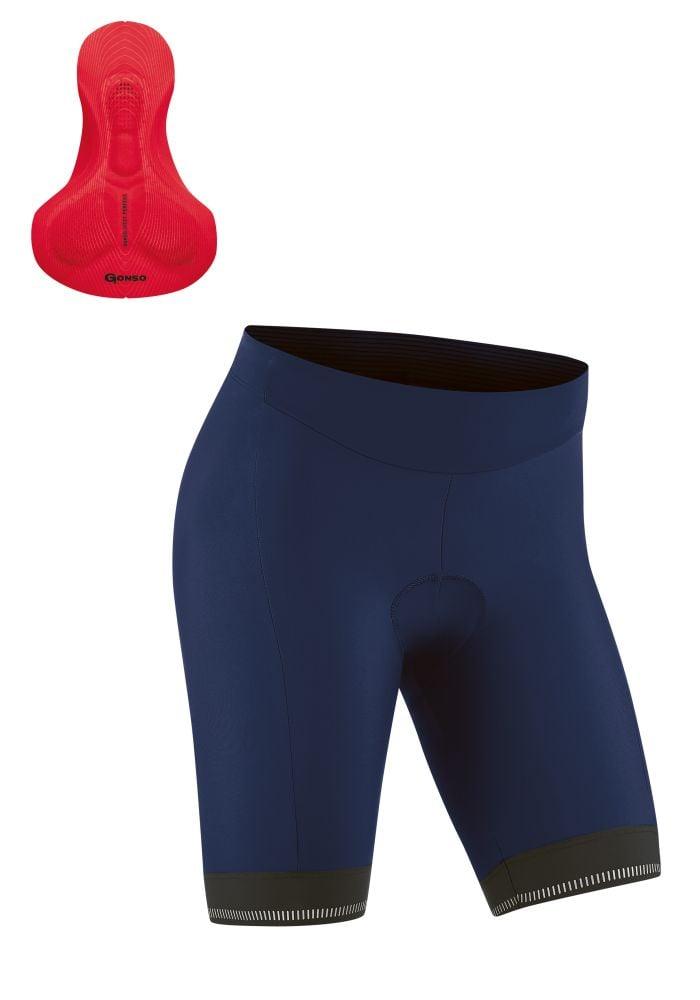 Gonso Damen-Radshort SITIVO - Liquid-Life #Wähle Deine Farbe_etheral blu/fire