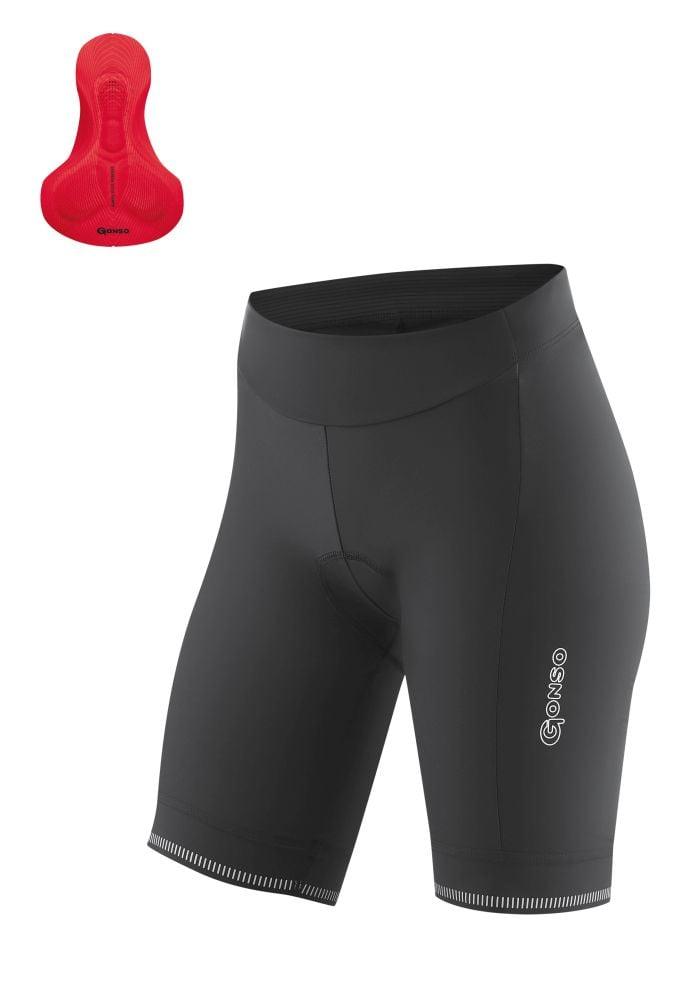Gonso Damen-Radshort SITIVO - Liquid-Life #Wähle Deine Farbe_black/fire