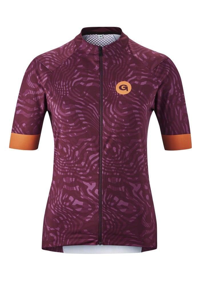 Gonso Scalette Radtrikot-1/2-FZ - Liquid-Life #Wähle Deine Farbe_Prune