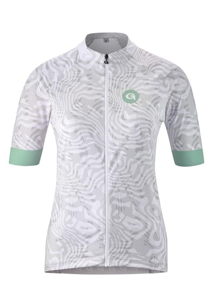Gonso Scalette Radtrikot-1/2-FZ - Liquid-Life #Wähle Deine Farbe_White