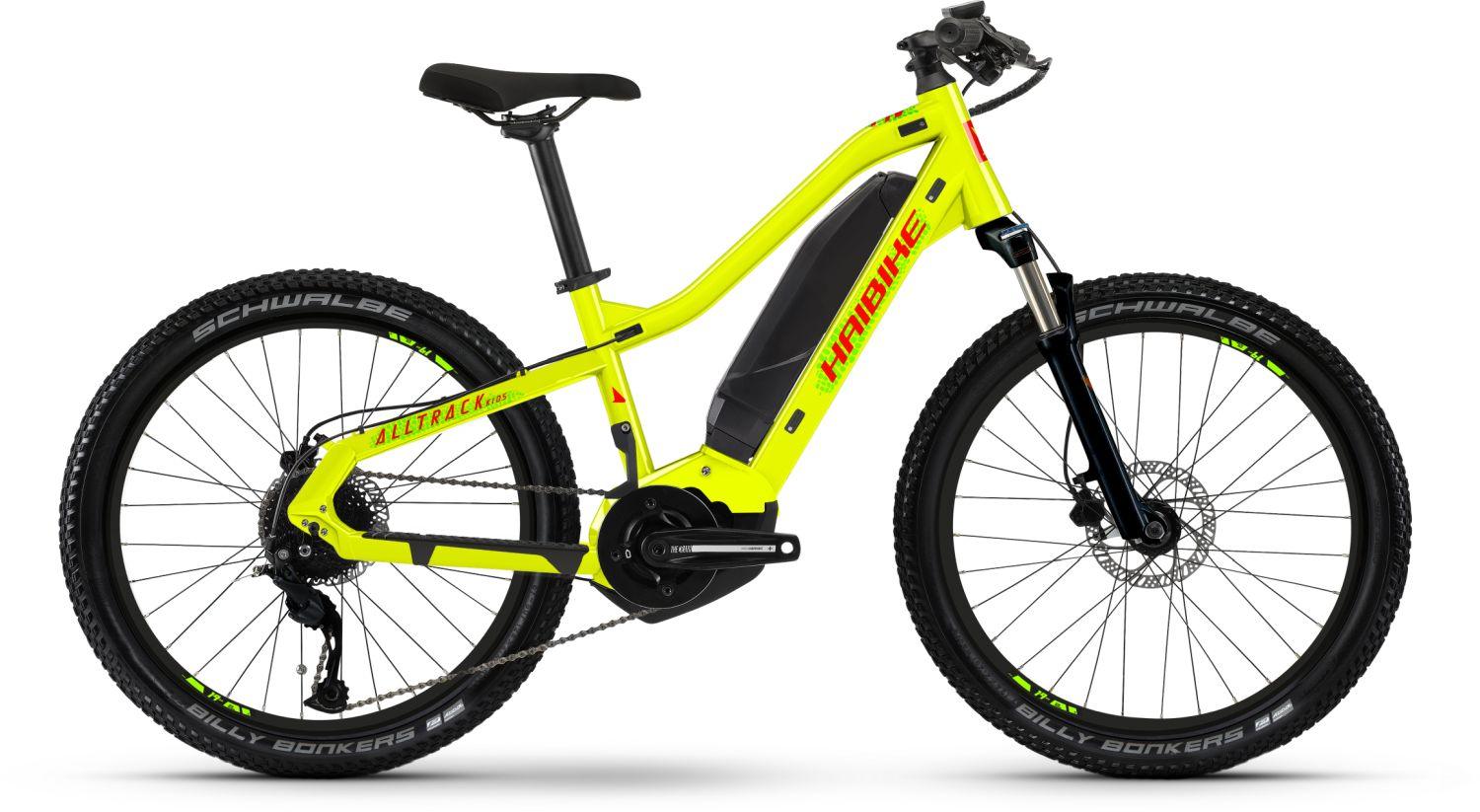 Haibike Alltrack Kids Gloss Lime/Crystal Red 2022 - Liquid-Life