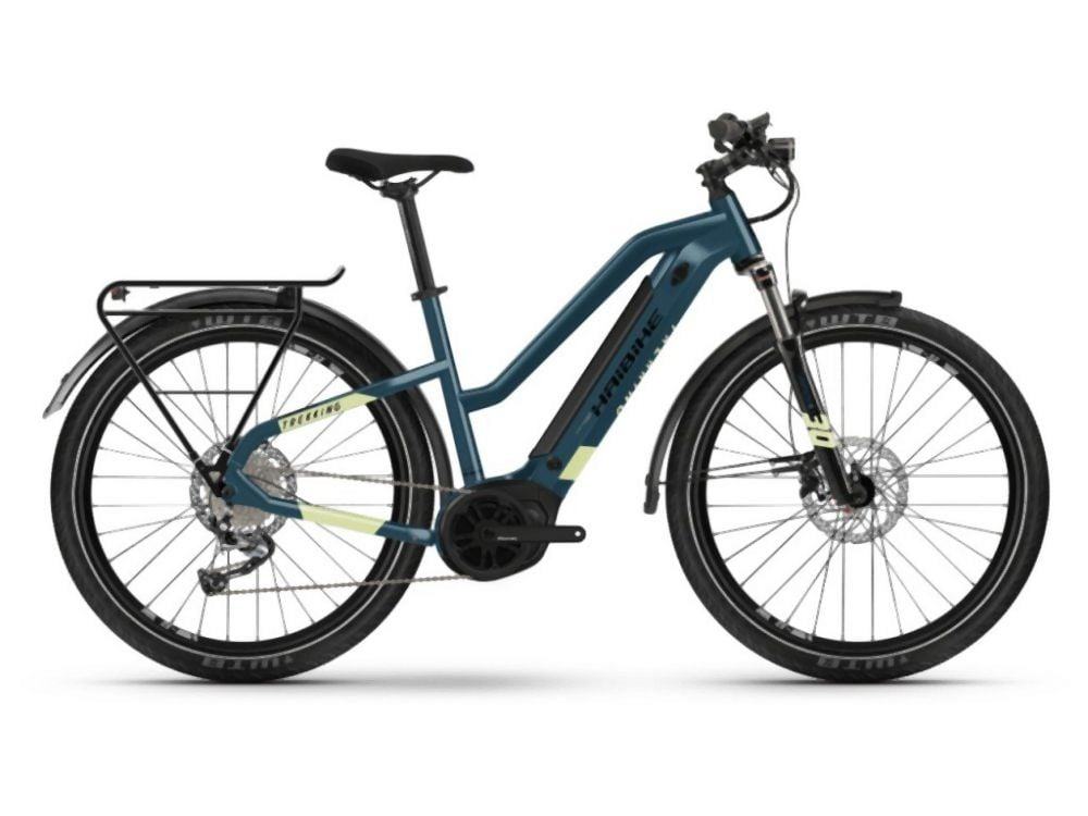 haibike rennrad damen Haibike Trekking 5 Lowstandover (Blue/Canary)