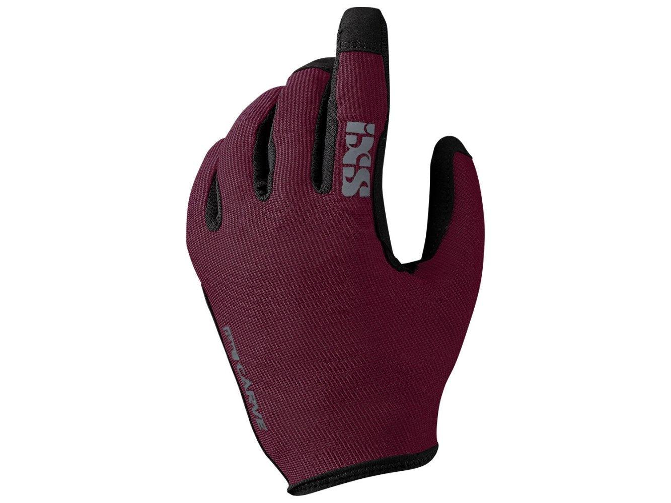 IXS Carve Gloves - Liquid-Life #Wähle Deine Farbe_Raisin