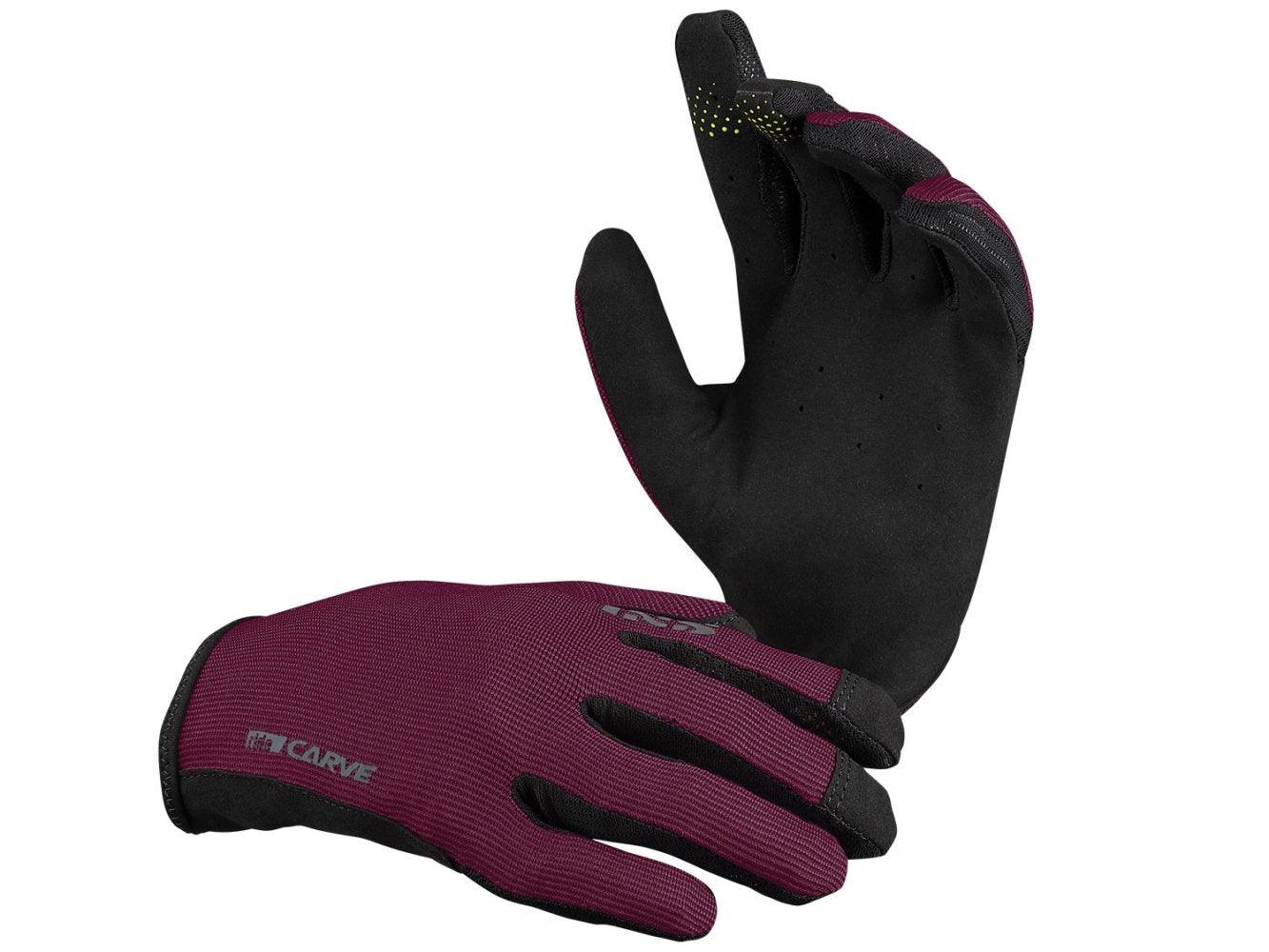 IXS Carve Gloves - Liquid-Life #Wähle Deine Farbe_Raisin