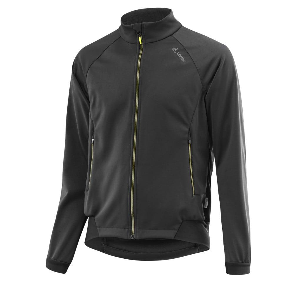 Loeffler M Bike Jacket Cosmo WS Warm CF - Liquid-Life #Wähle Deine Farbe_Black/Light Green