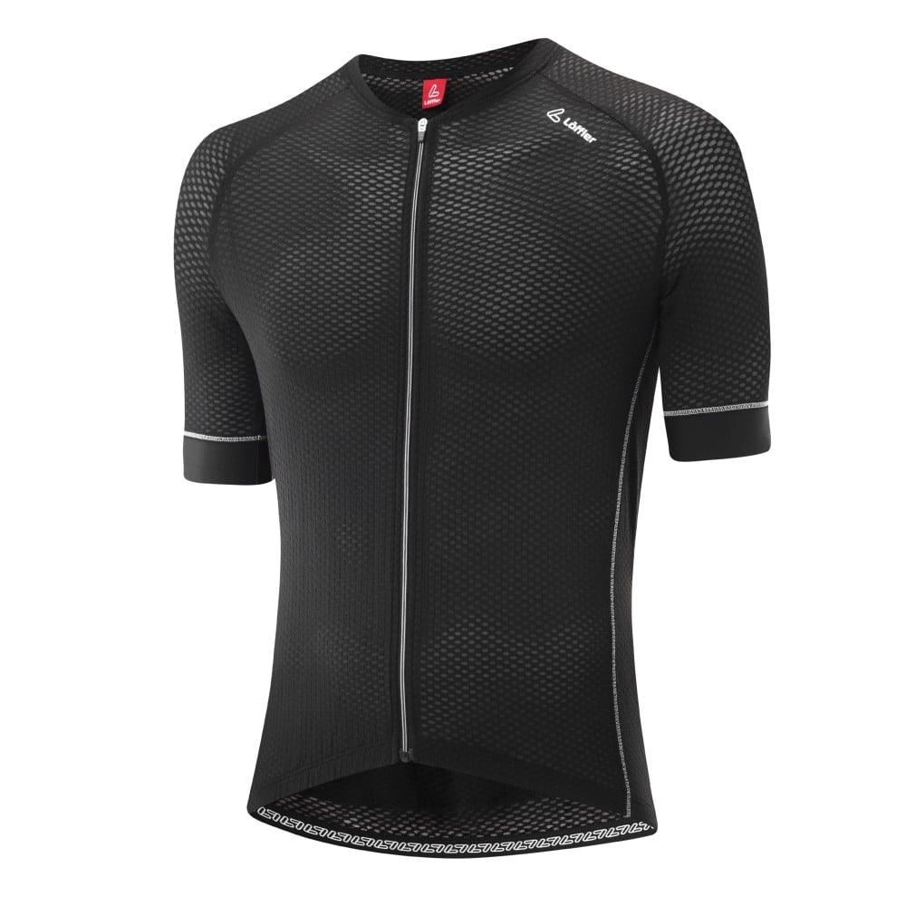Loeffler M Bike S/S Jersey Grid Transtex® Light - Liquid-Life #Wähle Deine Farbe_Black/White