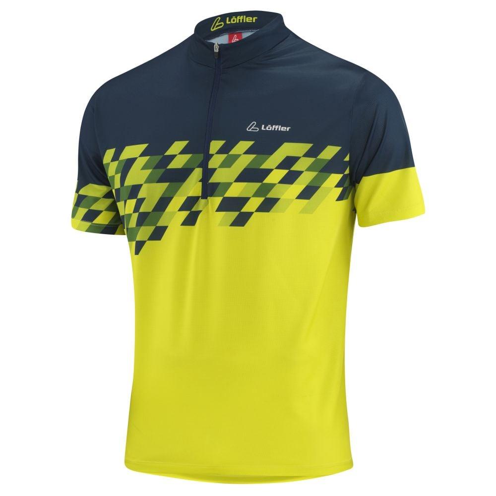 Löffler M Bike Shirt HZ Erosion - Liquid-Life #Wähle Deine Farbe_Lemon