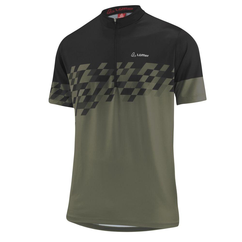 Löffler M Bike Shirt HZ Erosion - Liquid-Life #Wähle Deine Farbe_Oliv