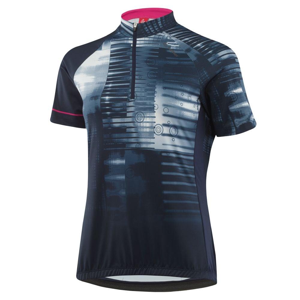 Löffler W Bike Jersey HZ Spela - Liquid-Life #Wähle Deine Farbe_Mid Dark Blue