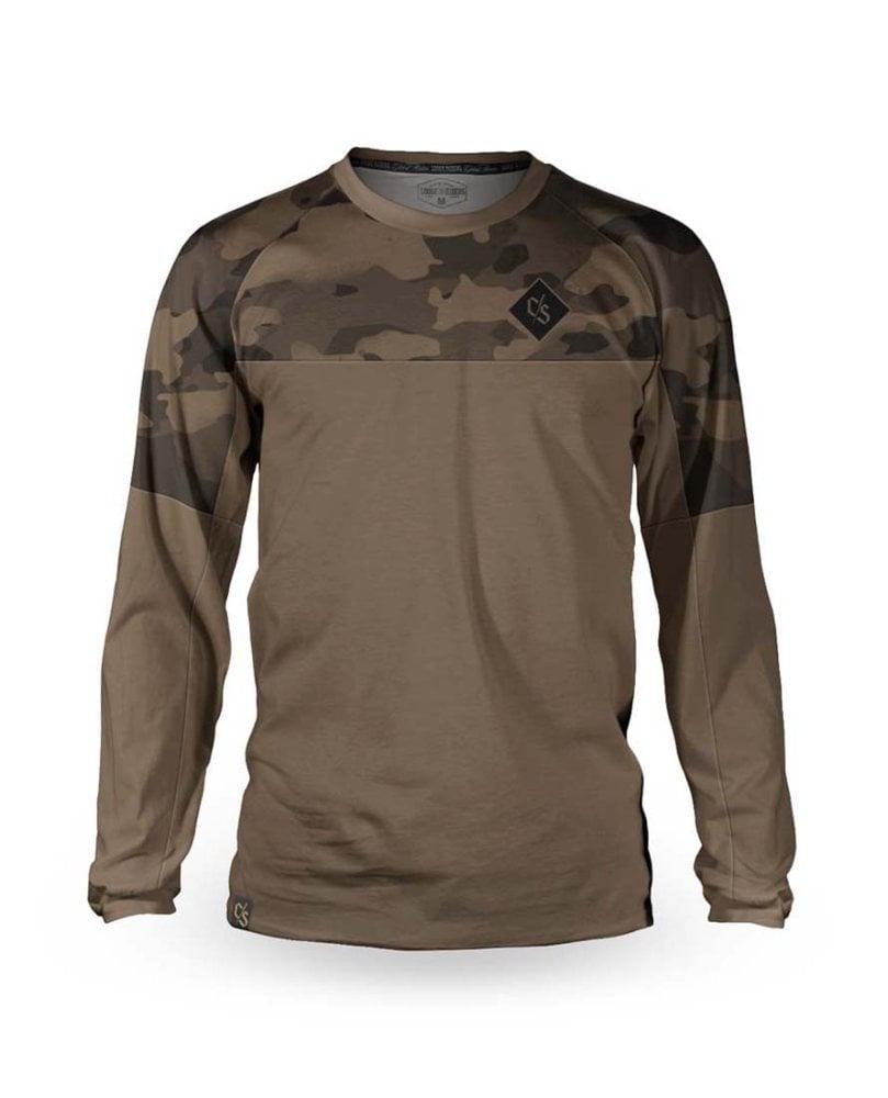 Loose Riders C/S Camo Longsleeve Trikot Tundra - Liquid-Life #Wähle Deine Farbe_Brown