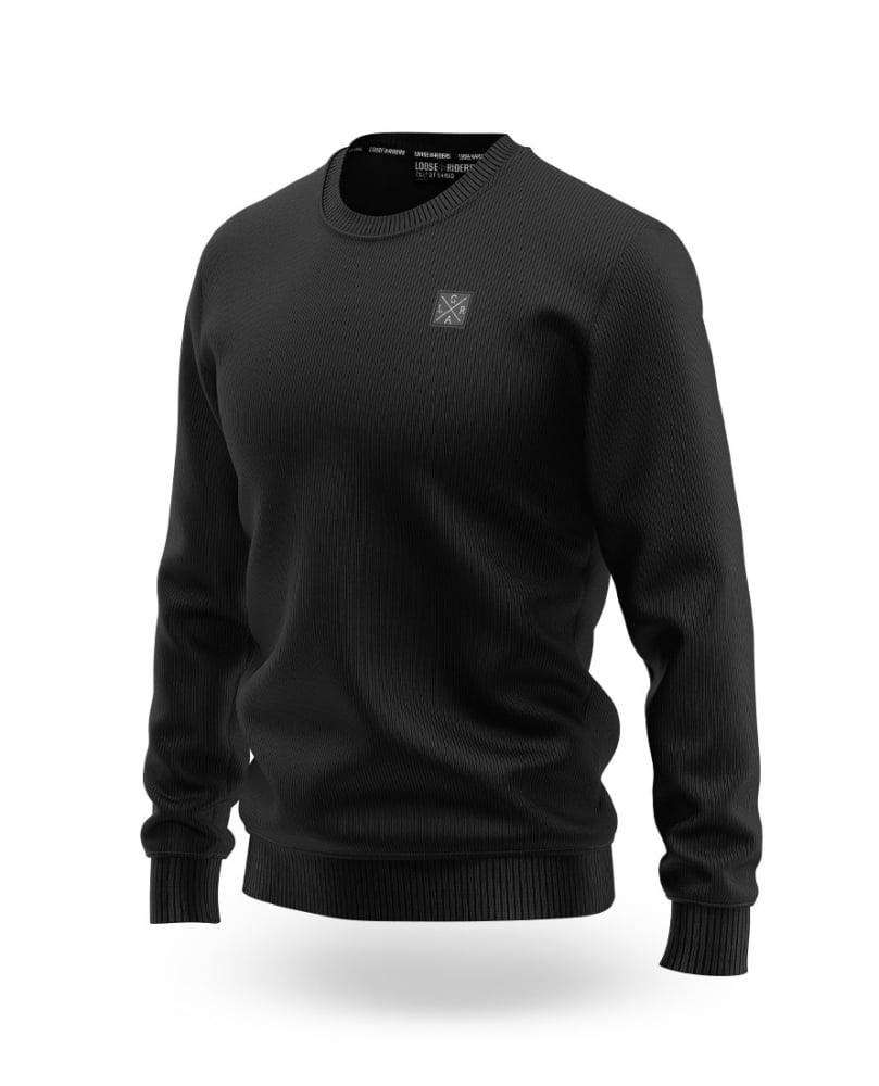 Loose Riders Rundhals Pullover Black Label - Liquid-Life #Wähle Deine Farbe_Black