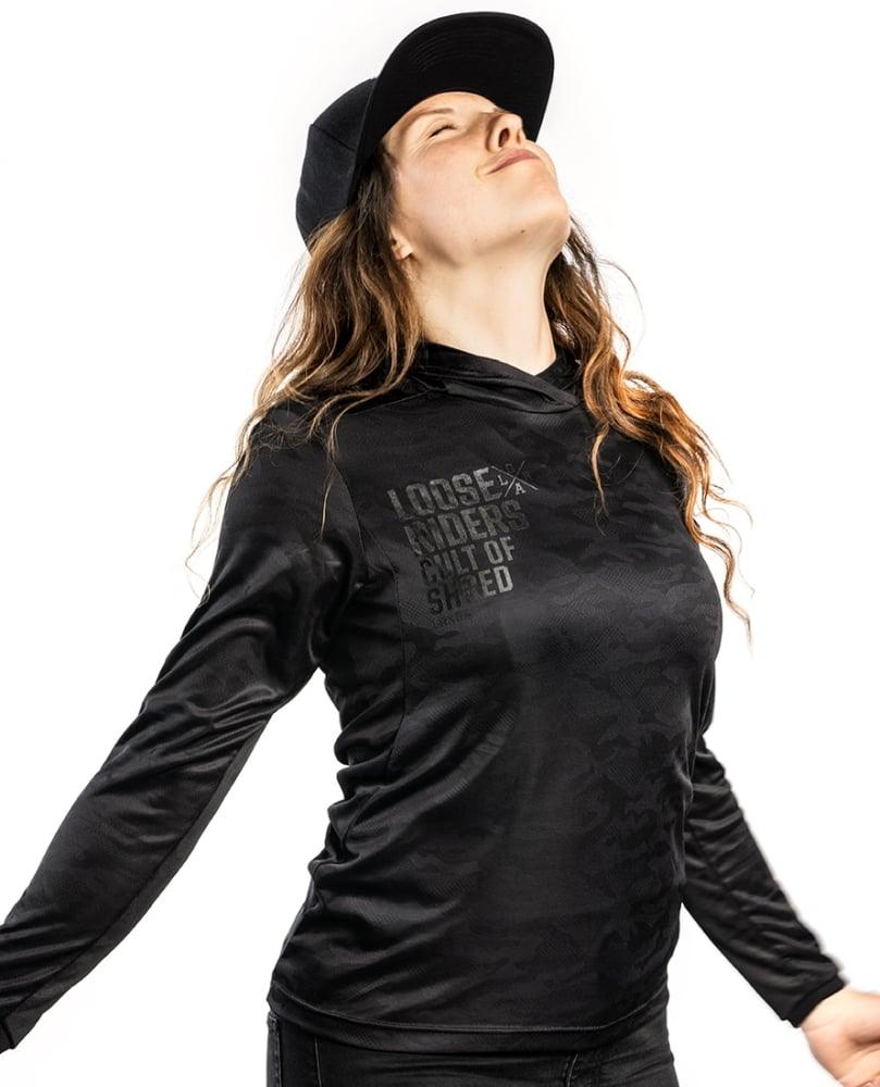 Loose Riders Women Hooded Jerseys - Liquid-Life #Wähle Deine Farbe_Black