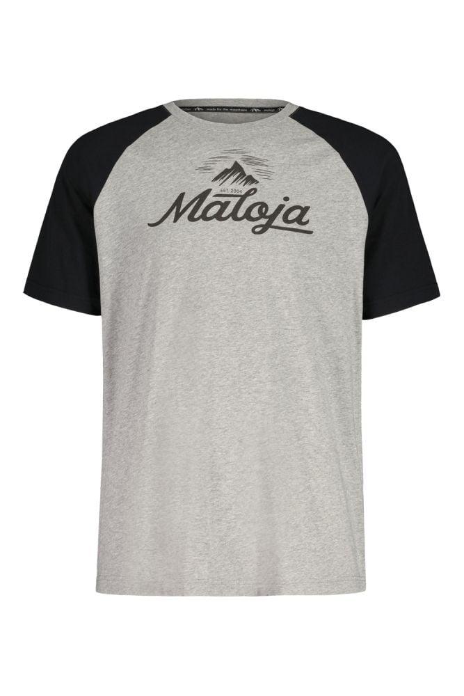Maloja EtschM. Organic Cotton Tee - Liquid-Life #Wähle Deine Farbe_Moonless