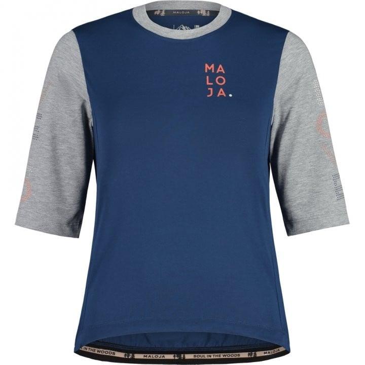 Maloja KastanieM. Gravel Jersey - Liquid-Life #Wähle Deine Farbe_Midnight