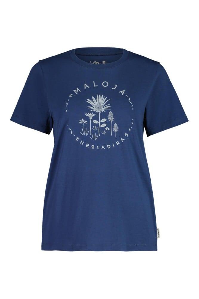 Maloja PeniaM. Organic Cotton Tee - Liquid-Life #Wähle Deine Farbe_Midnight