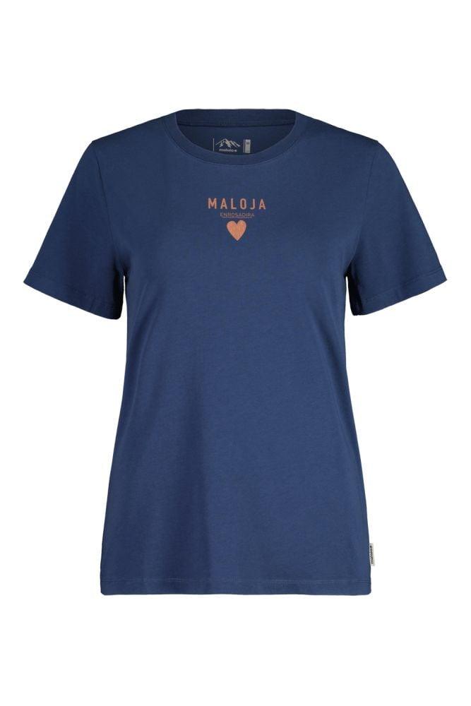 Maloja PlanbellM. Organic Cotton Tee - Liquid-Life #Wähle Deine Farbe_Midnight
