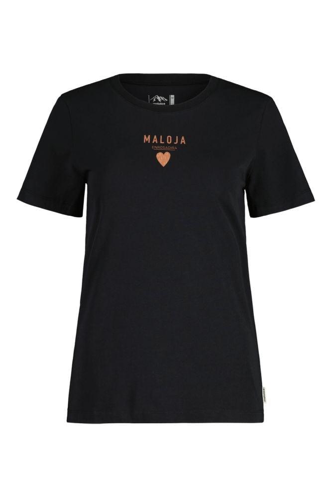 Maloja PlanbellM. Organic Cotton Tee - Liquid-Life #Wähle Deine Farbe_Moonless