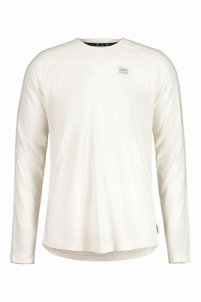 Maloja RauchschwalbeM. Longsleeve - Liquid-Life #Wähle Deine Farbe_Vintage White Cycling