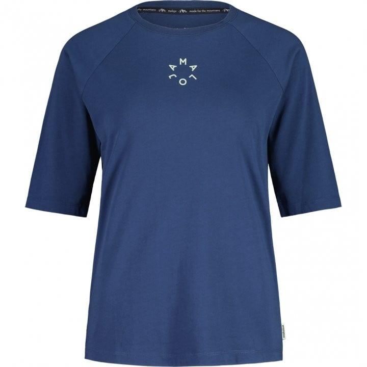 Maloja SupraM. Organic Cotton Tee - Liquid-Life #Wähle Deine Farbe_Midnight