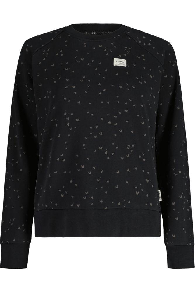 Maloja ValladaM. Organic Sweat Shirt - Liquid-Life #Wähle Deine Farbe_Moonless Flying Hearts