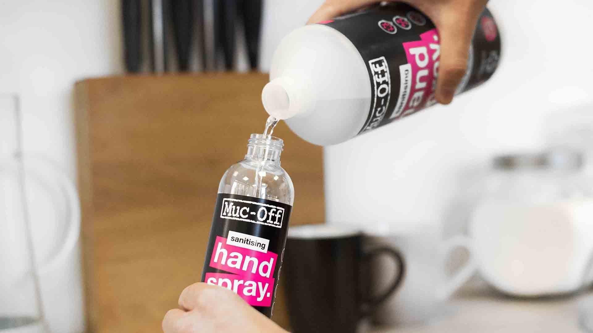 Muc Off Antibacterial Hand Sanitising Spray - Liquid-Life