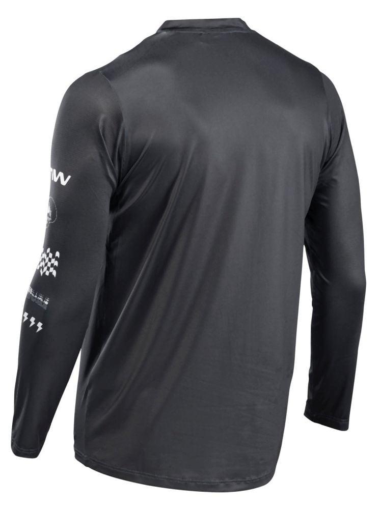 Northwave Bomb Jersey LS - Liquid-Life #Wähle Deine Farbe_Black/White