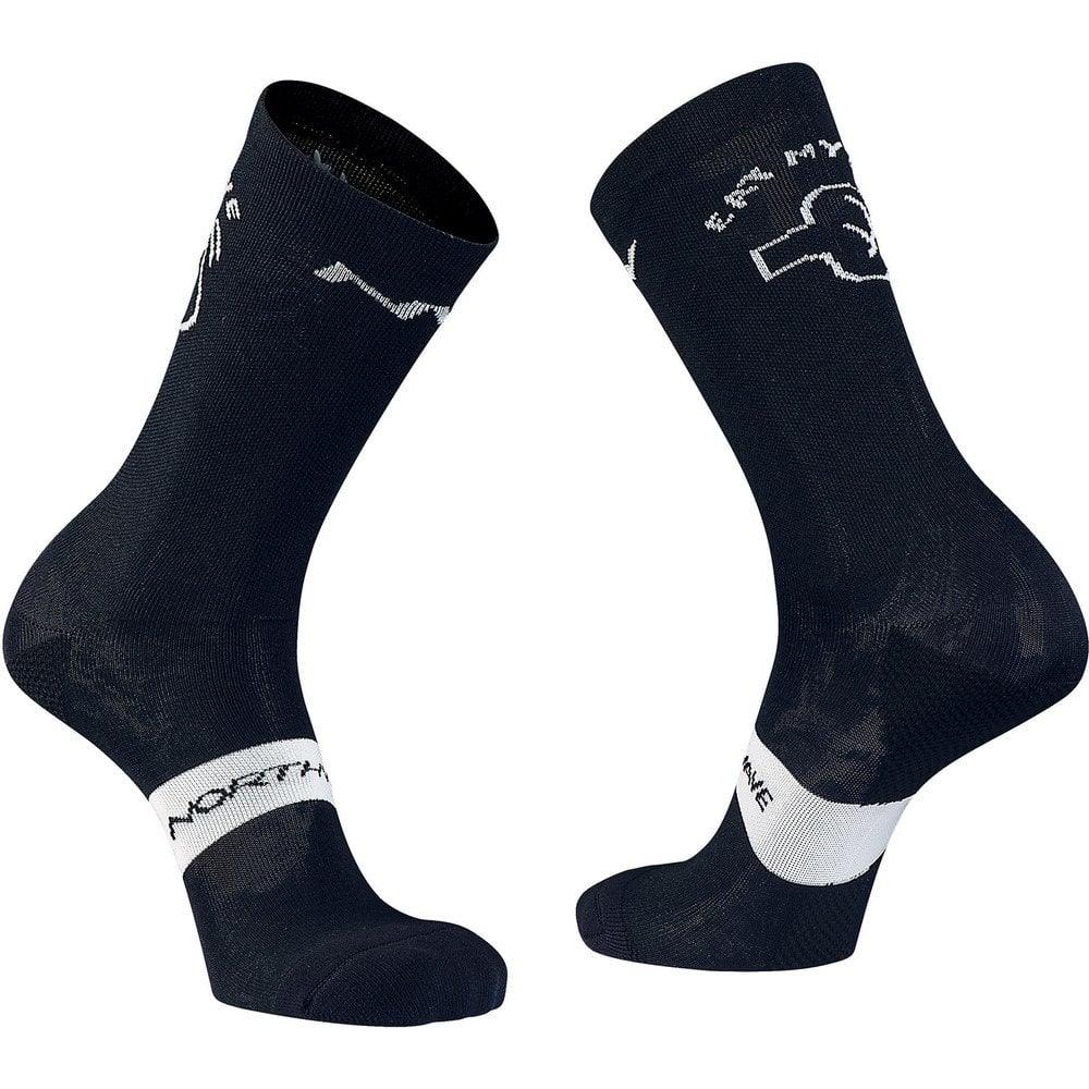 Northwave East My Dust Wool Winter Sock - Liquid-Life #Wähle Deine Farbe_Black