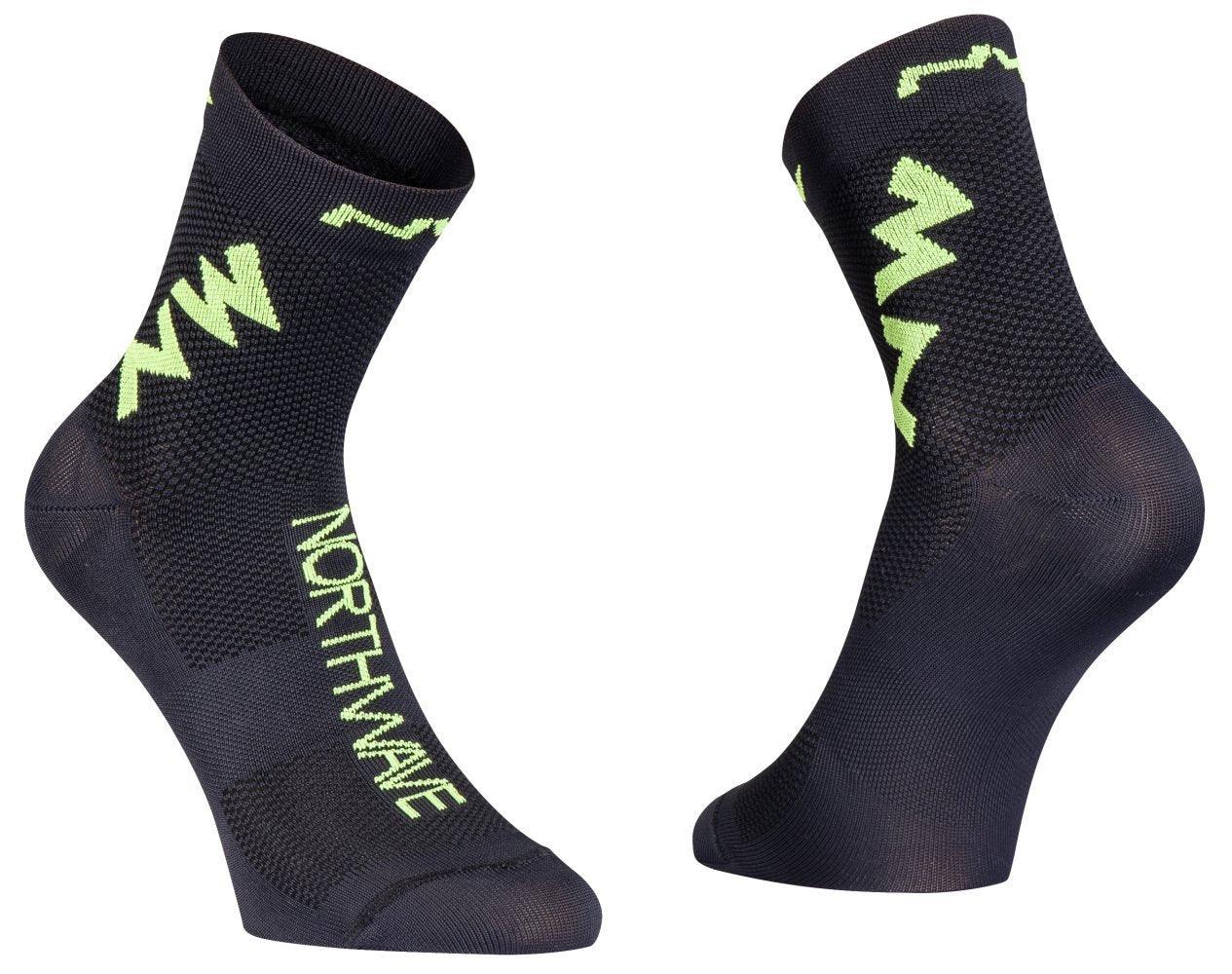 Northwave Extreme Air Short Sock - Liquid-Life #Wähle Deine Farbe_Black/Lime