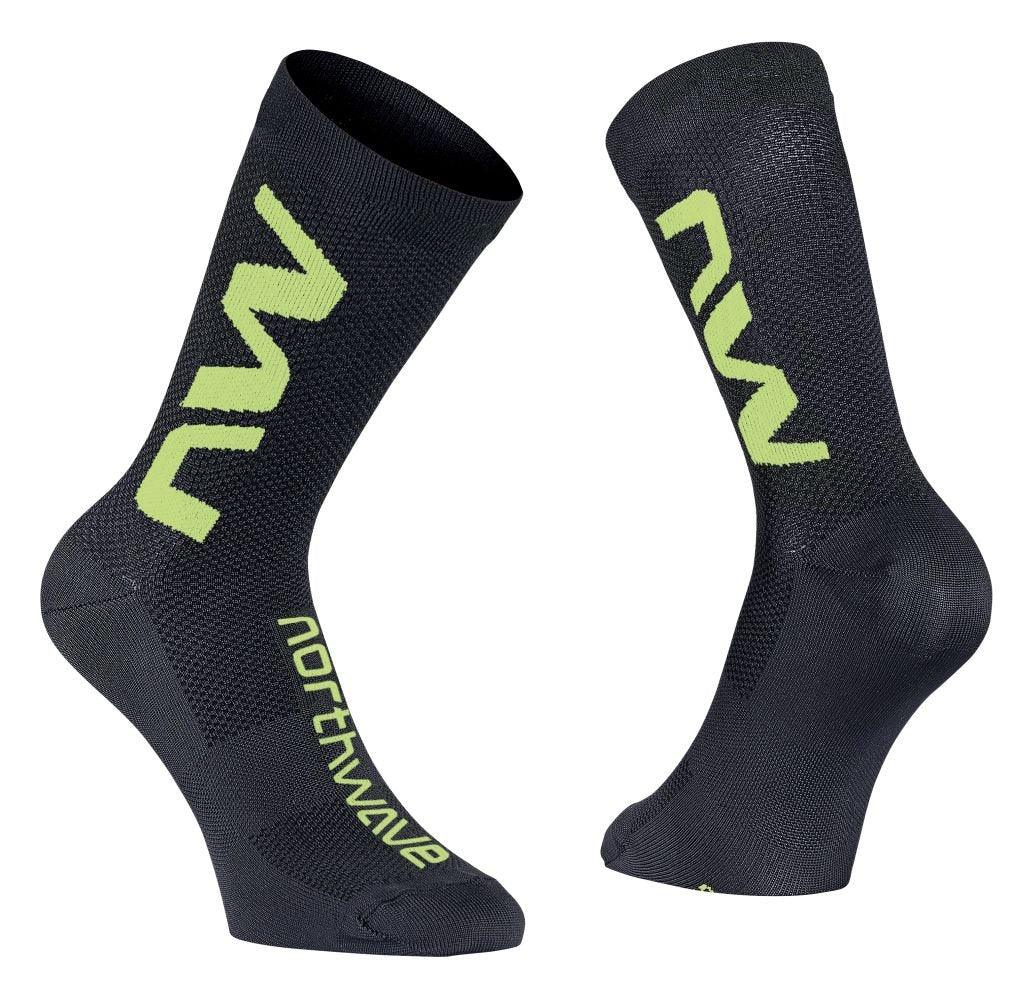 Northwave Extreme Air Sock - Liquid-Life #Wähle Deine Farbe_Black/Yellow Fluo