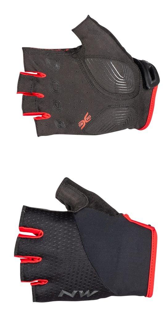 Northwave Fast Short Finger Glove - Liquid-Life #Wähle Deine Farbe_Black/Red