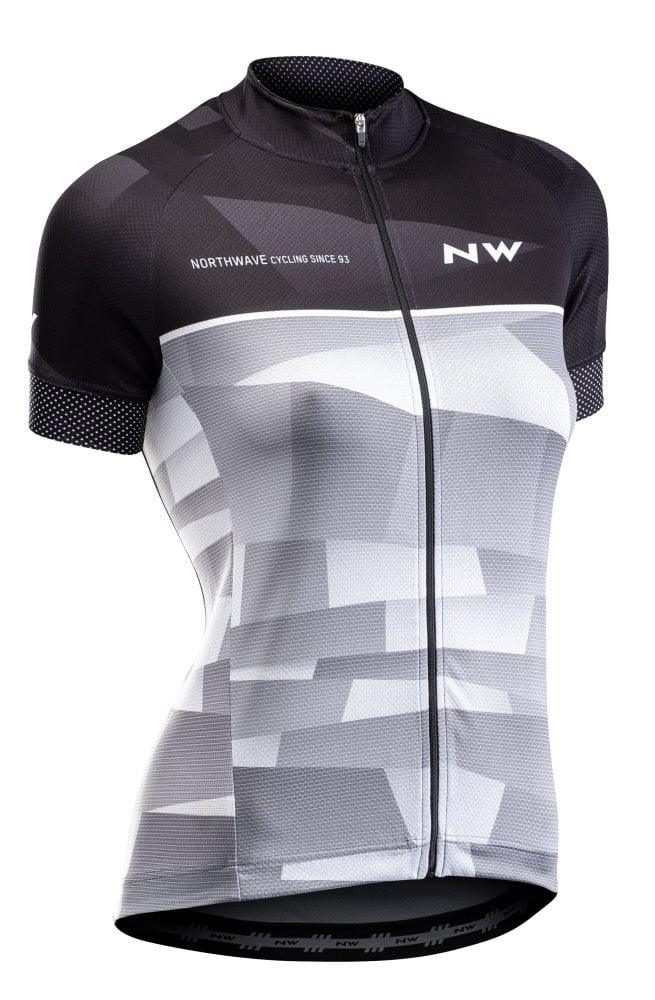 Northwave Origin Woman Jersey Short Sleeve - Liquid-Life #Wähle Deine Farbe_Black/Grey