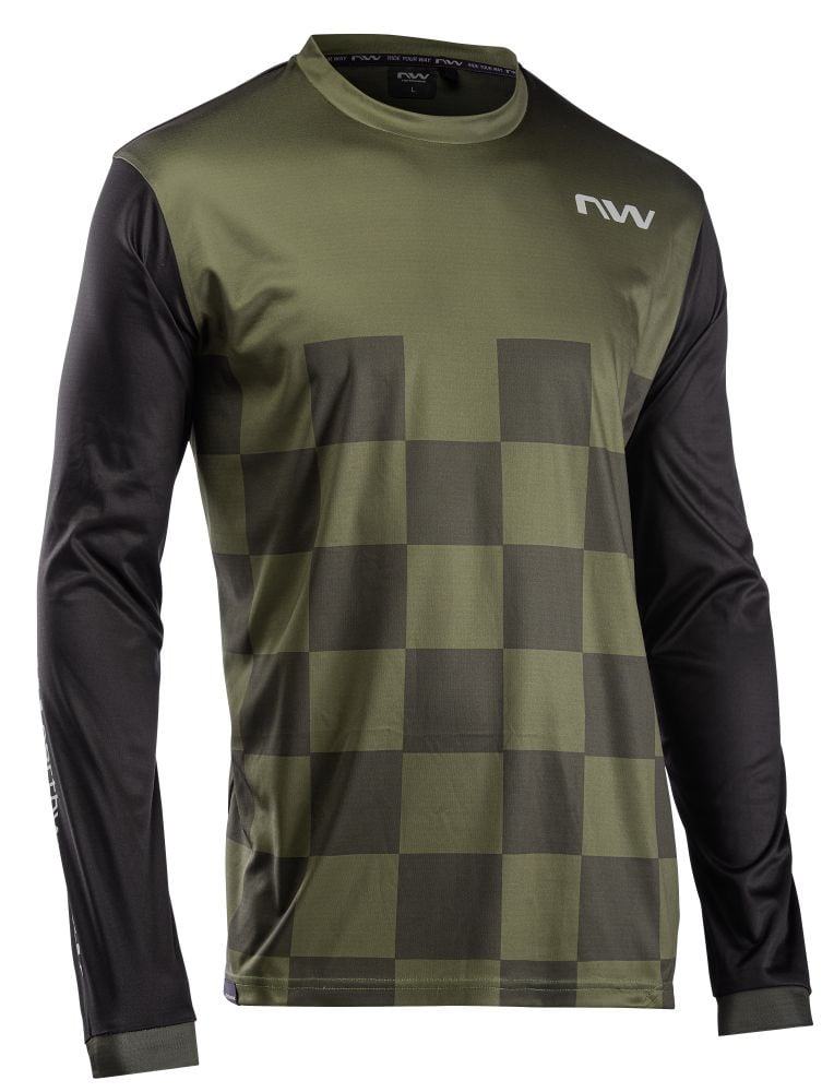 Northwave Sharp Jersey - Liquid-Life #Wähle Deine Farbe_Forest Green/Black