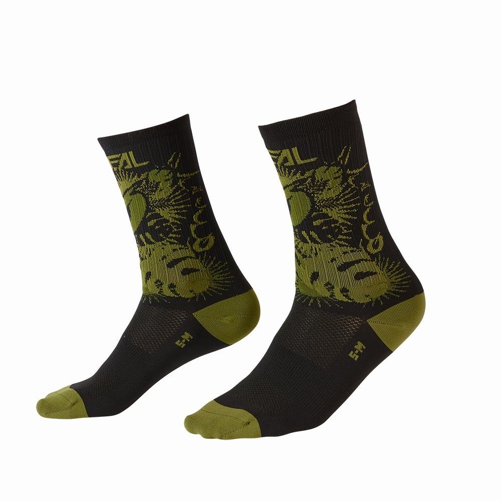 O'Neal MTB Performance Sock - Liquid-Life #Wähle Deine Farbe_Plant black/green
