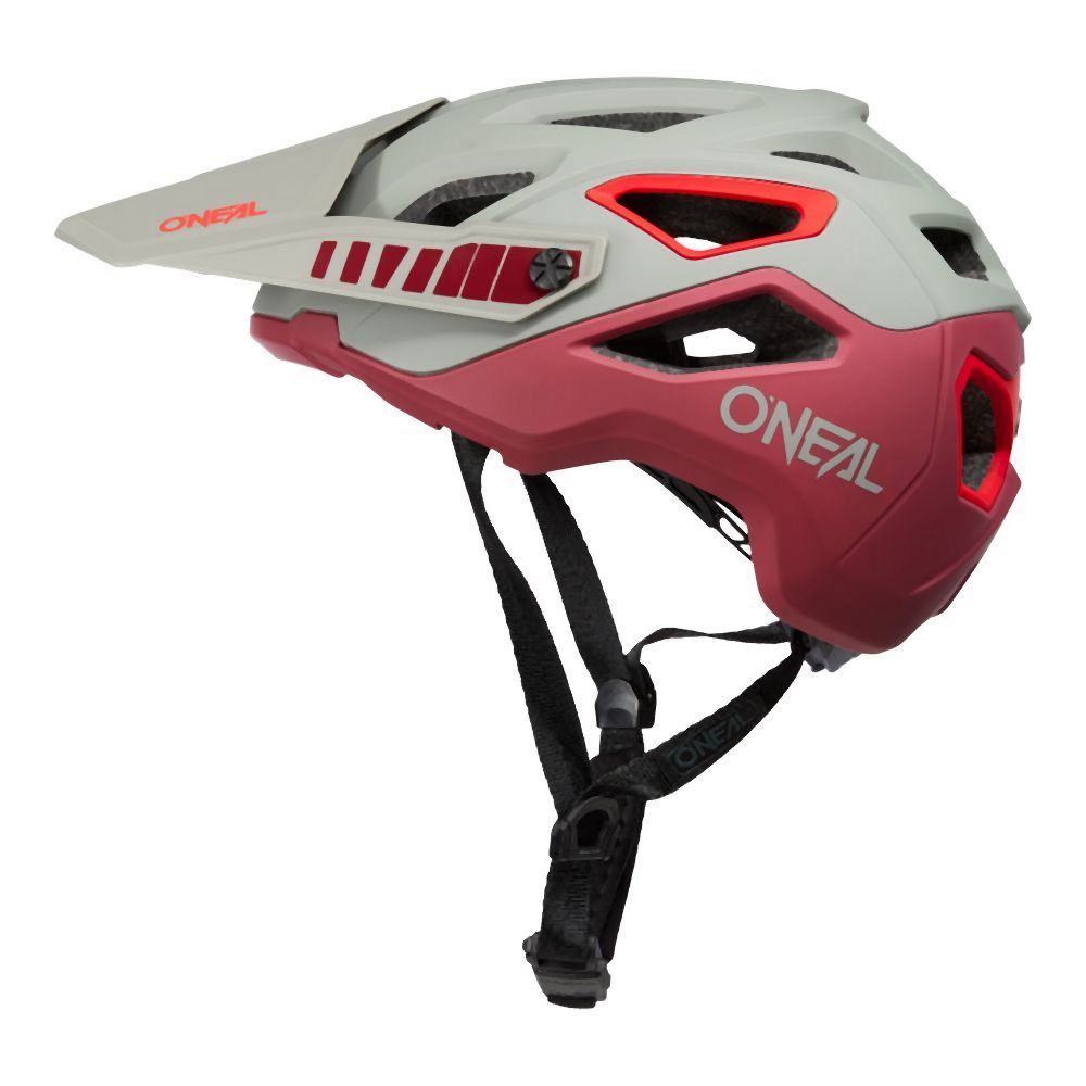 O'Neal Pike Helmet Solid V.23 - Liquid-Life #Wähle Deine Farbe_gray/burgundy