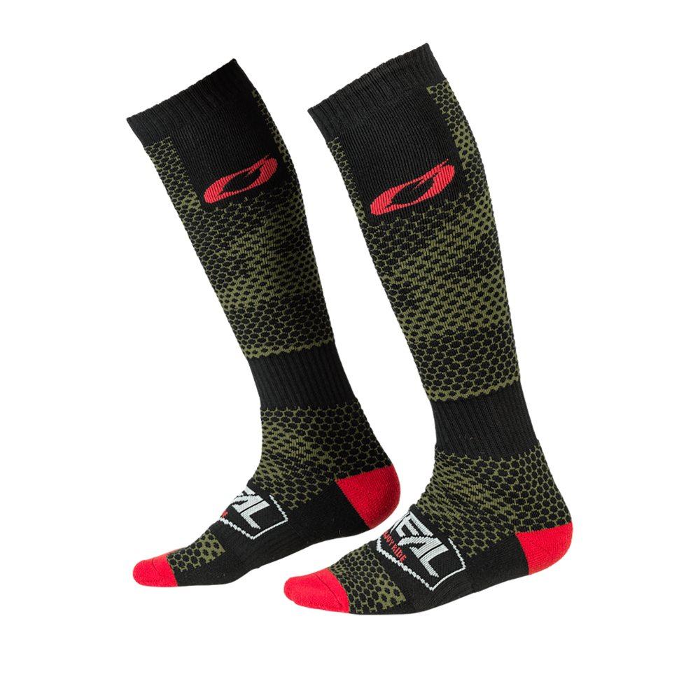 O'Neal Pro MX Sock Covert - Liquid-Life #Wähle Deine Farbe_black/green