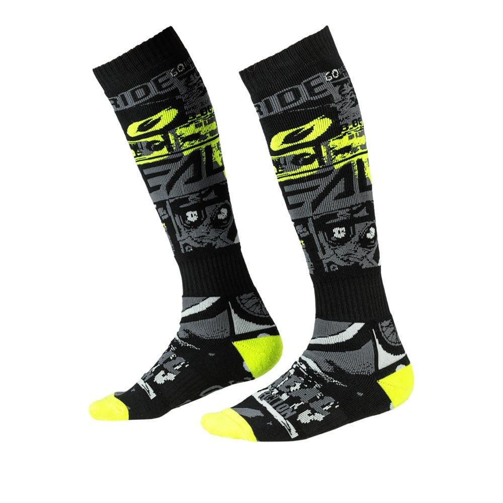 O'Neal Pro MX Sock Ride - Liquid-Life #Wähle Deine Farbe_black/neon yellow