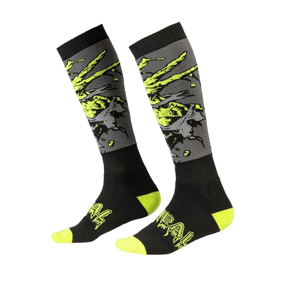 O'Neal Pro MX Sock Zombie - Liquid-Life #Wähle Deine Farbe_black/green