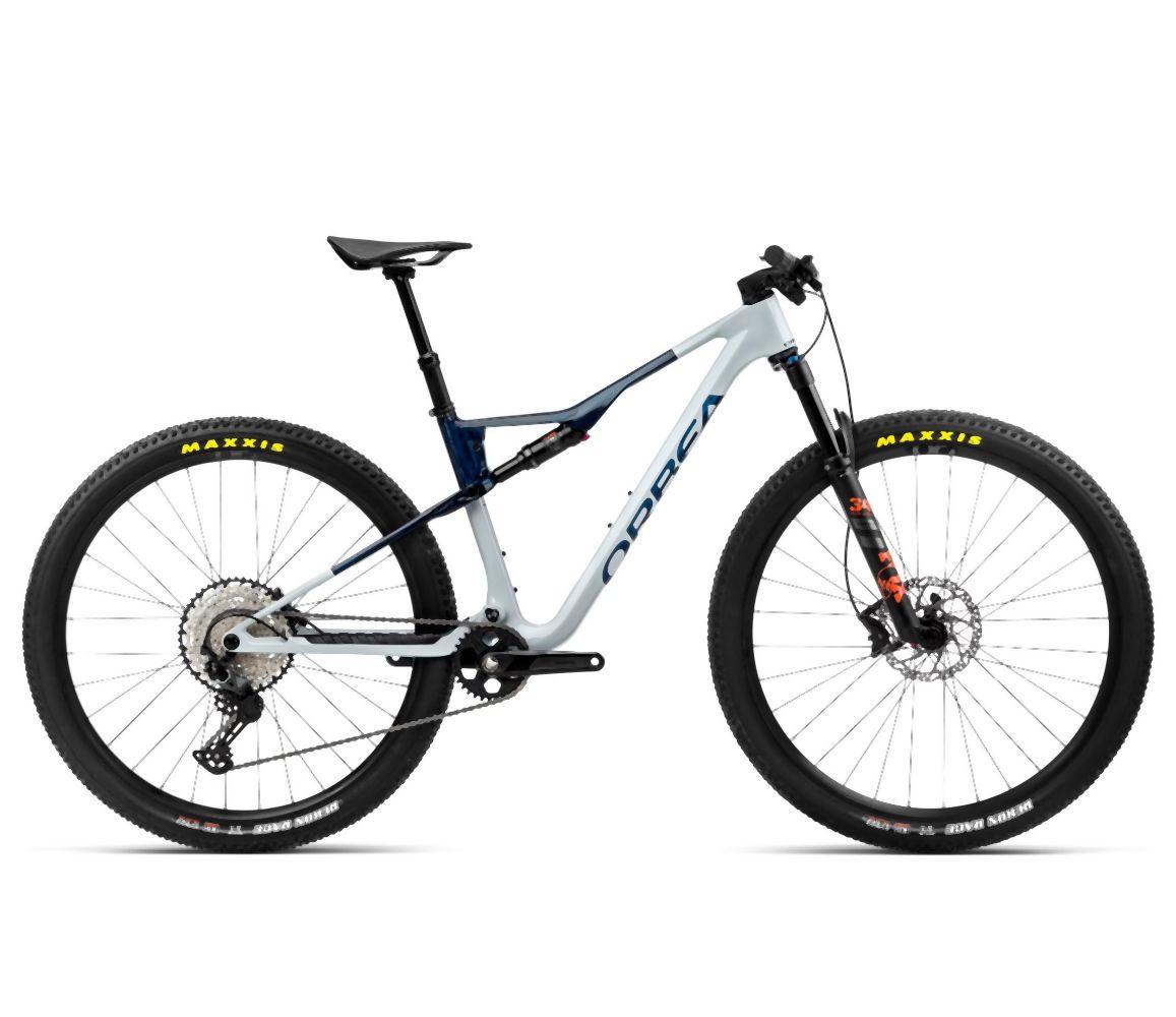 Orbea 23 OIZ M30 Halo Silver-Blue Carbon View 2023 - Liquid-Life